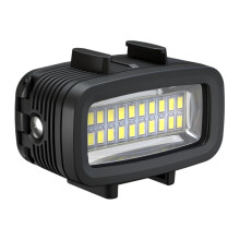 LED Underwater Lighting Compact Aluminum Trioxide USB Rechargeable 3 Exchangeable Sieves Permanent Battery Light
