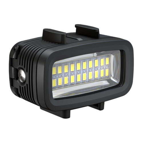 LED Underwater Lighting Compact Aluminum Trioxide USB Rechargeable 3 Exchangeable Sieves Permanent Battery Light