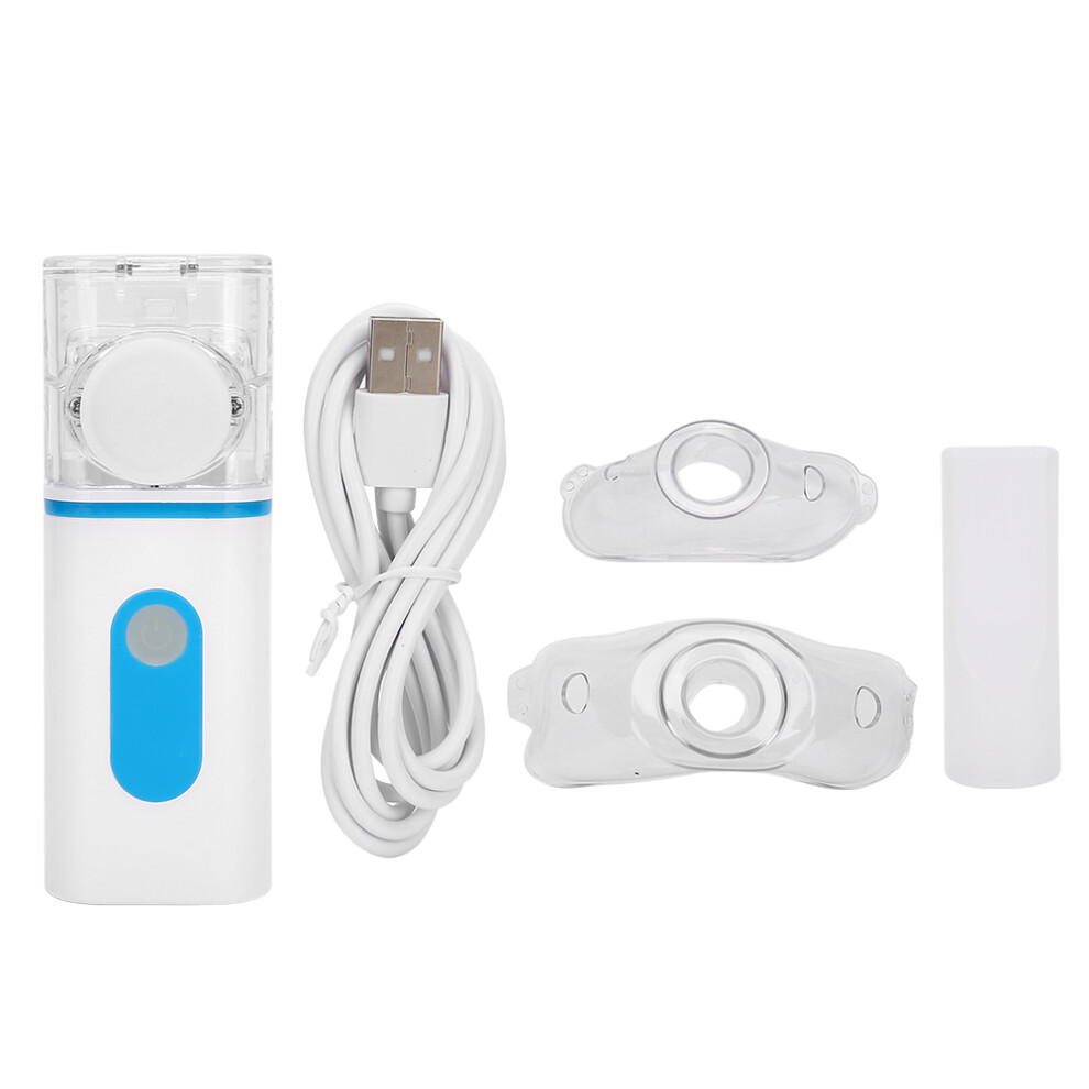 Ultrasonic Mesh Nebulizer Quiet Operation Fine Mist Particles Battery Powered for Effective Inhalation Therapy For Halloween Parties For Nightclubs