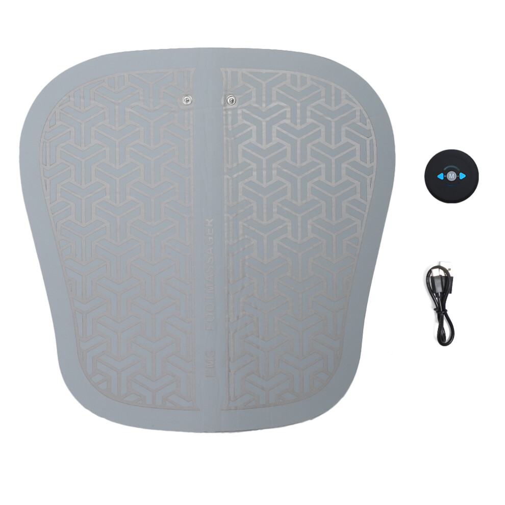 TENS Massage Technology Foot Massager with LCD Display, Remote Control Back Massager for Neuropathy Pain Relief and Muscle Stimulation via Low-Freque