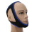 Black with Blue Edge Adjustable AntiSnoring Chin Strap Breathable Support Belt 7