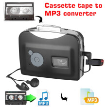 Portable Cassette To Mp3 Converter, Clear Sound Quality For Immersive Listening, Versatile Design Ensures Compatibility With Multiple Devices, Works