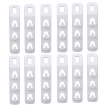 Connectable Hanger Hooks Multi Purpose Thick PP Material Space Saving Series Foldable Clothes Storage Rack, Load Bearing Capacity Closet Organizer