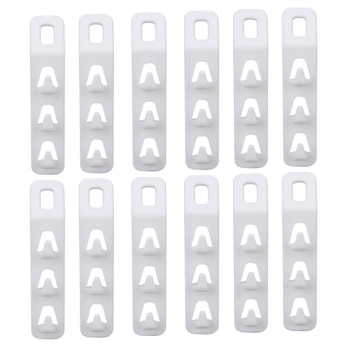Connectable Hanger Hooks Multi Purpose Thick PP Material Space Saving Series Foldable Clothes Storage Rack, Load Bearing Capacity Closet Organizer