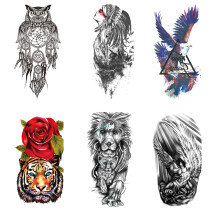 Temporäres Tattoo-Papier, einfache Anwendung, hautfreundlich, moderne Wassertransfertechnik, langanhaltende Farbe, für Frauen, Männer und