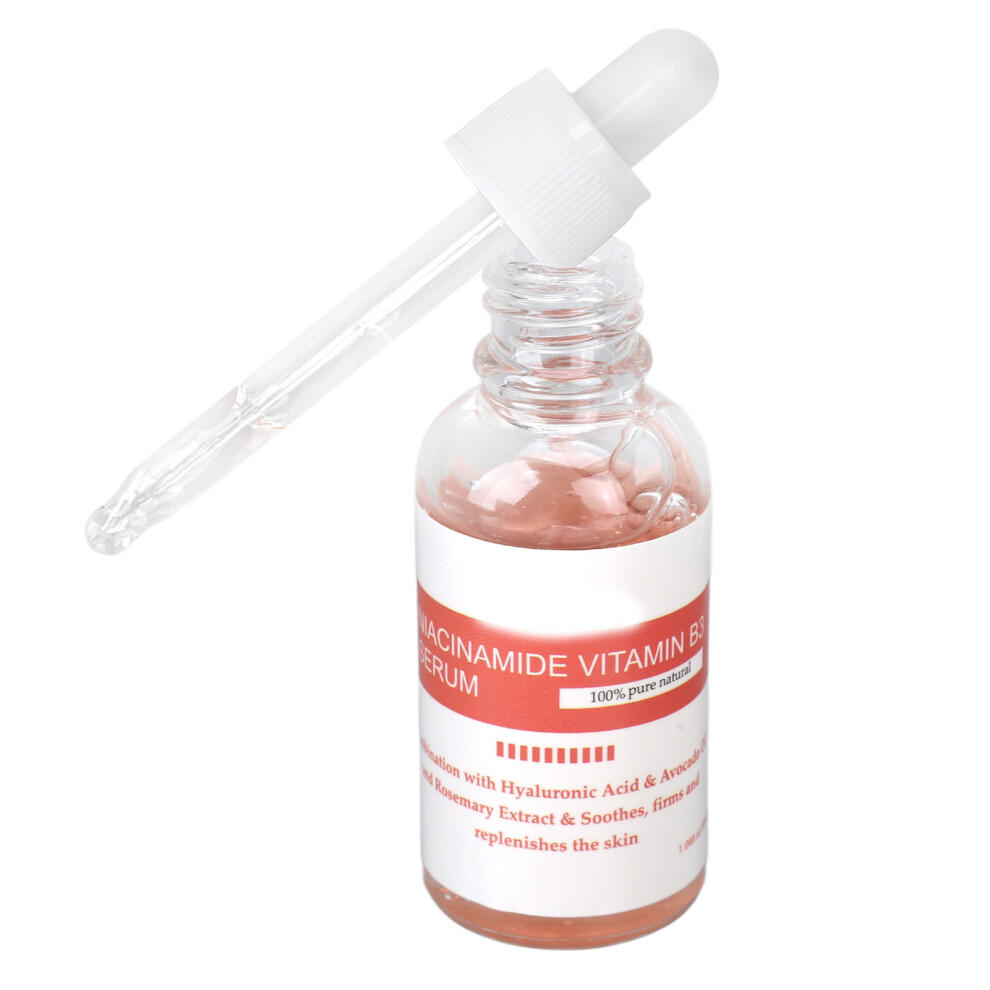 Non Greasy Facial Serum For Glass Skin, Hydrating Brightening Formula With Niacinamide Hyaluronic Acid That Reduces Redness And Fights Skin Damage,