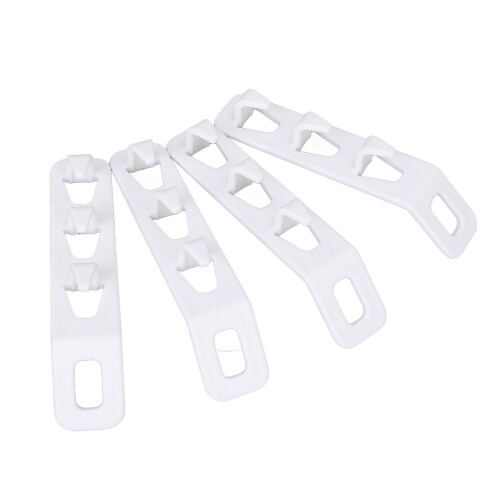 Connectable Hanger Hooks Multi Purpose Thick PP Material Space Saving Series Foldable Clothes Storage Rack, Load Bearing Capacity Closet Organizer 2