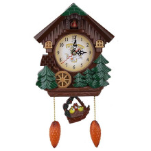 Cuckoo Shaped Clock, Cuckoo Shaped Clock Antique Pendulum Vintage Traditional Silent Wall Clock with Barn Owl Aesthetic, Creative Digital Display and