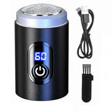 Compact Portable Efficient and Comfortable Mini Shaver, Rechargeable Waterproof Electric Razors, Self-Grinding Blades Honeycomb Mesh Design with HD