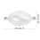 Sea Coarse Fish Floats 5Pcs Bubble Surface Controller Tackle Transparent White 6