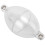 Sea Coarse Fish Floats 5Pcs Bubble Surface Controller Tackle Transparent White 2