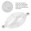 Sea Coarse Fish Floats 5Pcs Bubble Surface Controller Tackle Transparent White 3