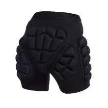 Padded Protective Shorts for Extreme Sports Tailbone Protector for Skating Snowboard Skiing Impact Gear Black S