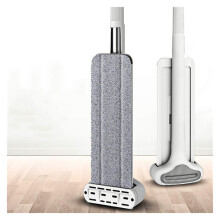 Flat Mop with Reusable Microfiber Pads, Hands  Cleaning for Hardwood and Tile Floors