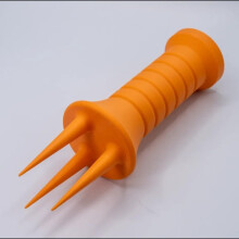 Manual Lawn Aerator Tool with Plastic Spikes for Garden Soil Loosening and Grass Aeration