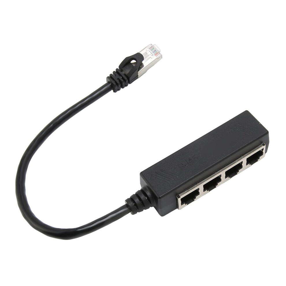 1 To 4 Ethernet Splitter Multiroom Networking For Computers Rj45 Lan Expansion Single Unit 9094768667897