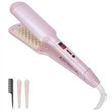 Volume-Boosting Curling Hair Iron Grid Hair Crimper Fluffy Hair Curler Tool