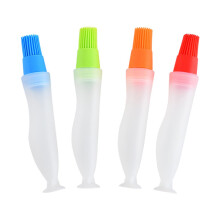 4pcs FoodGrade Silicone Oil Bottle Brush Set for BBQ Cooking Baking with Detachable Easy Clean Head