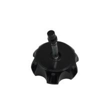 Motorcycle Gas Tank Cap CNC Aluminum Universal Fuel Cap with Breather Vent for 70cc150cc Pit Bikes Black