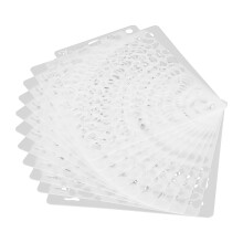 S137 10 pezzi di stencil per layering 1412,8 cm PET trasparente