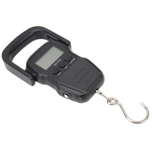 Bilancia digitale portatile da 50kg con schermo LCD, 3 unità di misura e nastro, perfetta per viaggi e shopping
