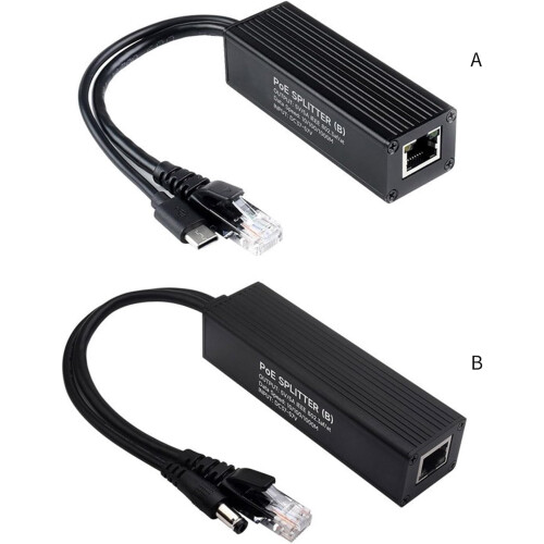 Gigabit Ethernet Splitter 5V 5A Output Adapter For Camera And Access Point Networking Ethernet Adapter 1