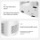 3in1 Automatic Yogurt Maker and Cup Cooler with LCD Display, 060C Fast Heating Cooling, White 5