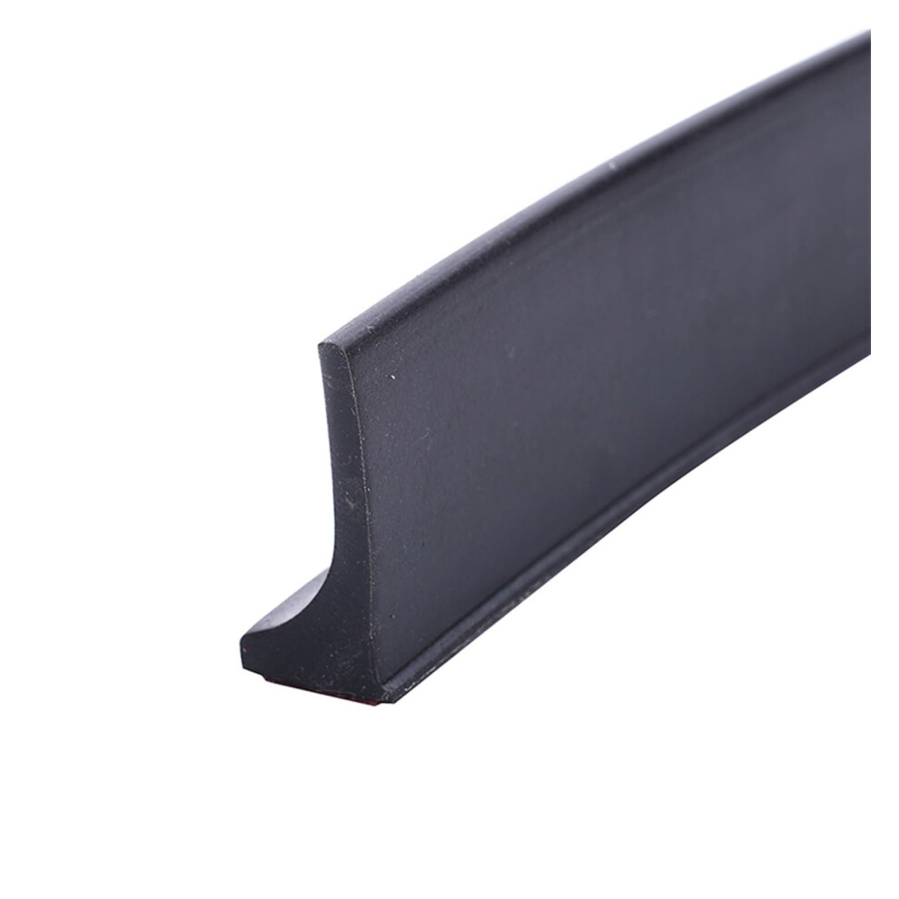 Shower Water Barrier Silicone Bathroom Floor Seal Strip Wetdry Separation Waterproof 100Cm Black 9187378709825