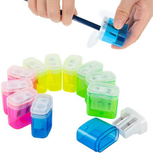 Multi-colors Pencil Sharpener for Home, Easy to Carry High Quality Material Pencil Sharpener for Kids Adults (12 PCS)