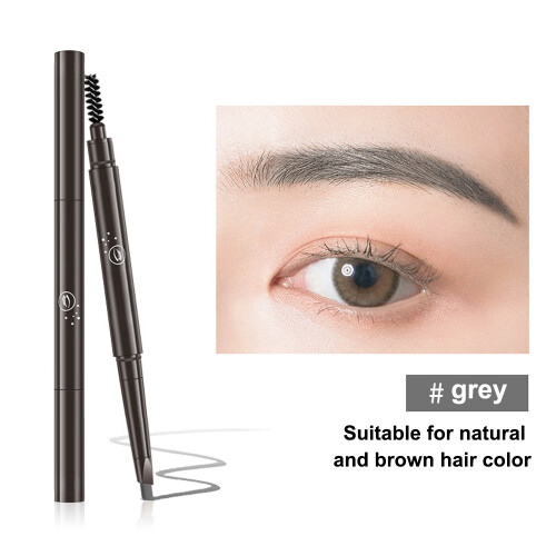 Σετ μολυβιών φρυδιών Spoolie Brush, φυσική εμφάνιση & αδιάβροχο, σύνθεση με βάση το κερί 1