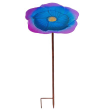 Decoratieve bloemvorm vogelbadstandaard voor tuin, balkon,-1