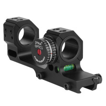 25.4mm 30mm Scope Mounts Dual Ring Mount With Bubble Level Angle Cosine Indicator Picatinny Offset