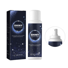 Spray de purpurina temporal para rostro, cabello y ropa. Bruma brillante resistente al agua y de secado rápido para Halloween, festivales, fiestas