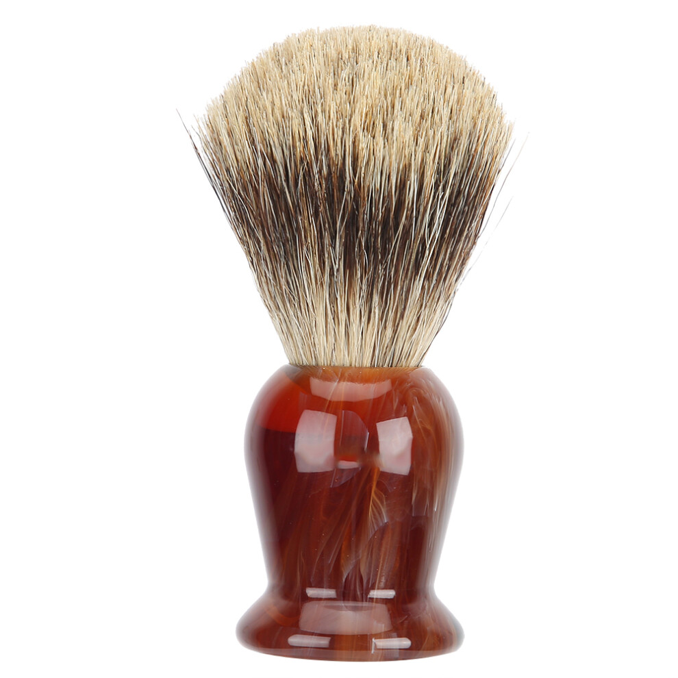 Synthetic Bristles Shaving Brush for Men Gently Exfoliates Skin Fast Lather Minimal Shedding Ultra Heavy Acrylic Super Strong Knot Backbone Wet Shave