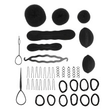 Easy Styling Hair Accessories, Washable Tools For Natural Hairstyles, Comfortable Invisible Inserts For Long Hair (12Pcs)