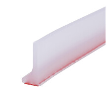 Shower Water Barrier Silicone Floor Seal Strip WetDry Separation Waterproof Bathroom Retaining 300cm Transparent