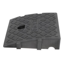 Plastic Curb Ramp for Vehicles, Heavy Duty Waterproof Curb Ramp with Easy to Install Features, Durable Non Slip Threshold Ramp for Driveways and