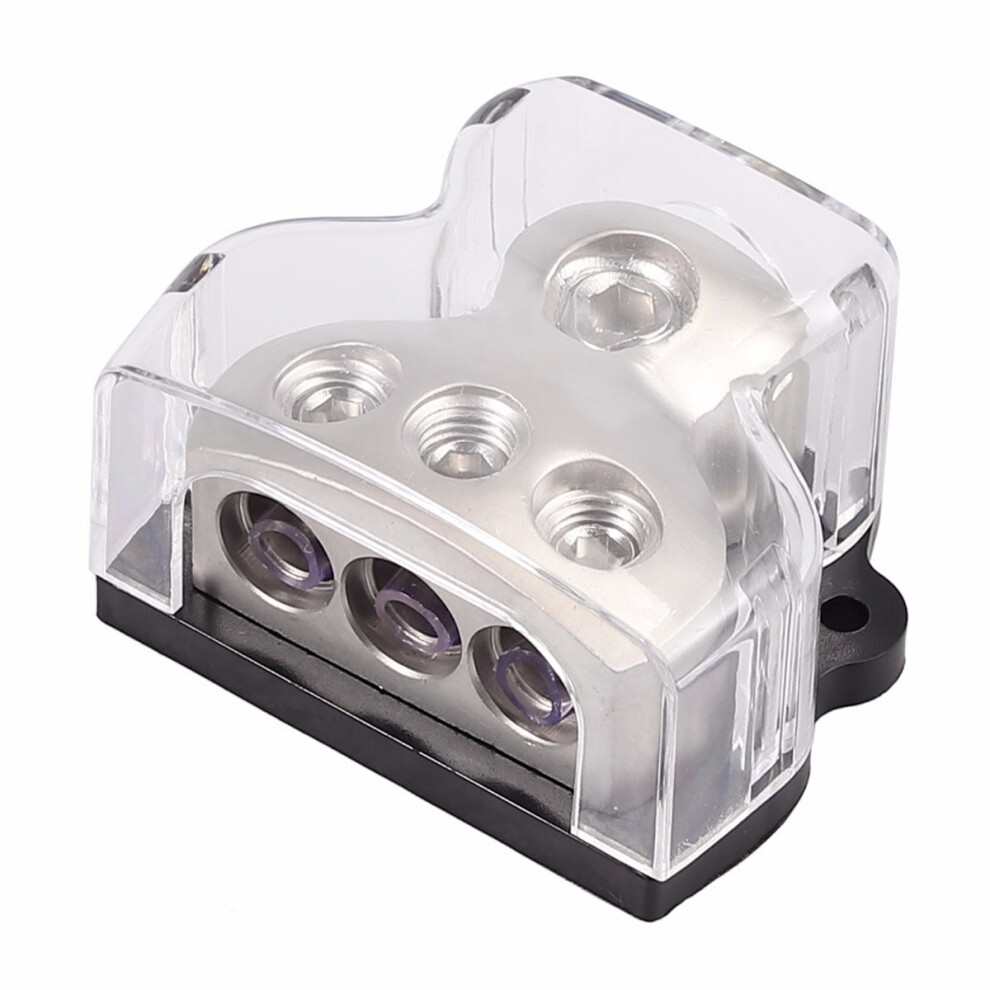 Way Power Distribution Block For Car Audio Systems, Car Audio Splitter With 1*0Ga In 2*0Ga Out Configuration, Amp Power Distribution Ground 9448196814956