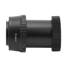 Adattatore SCT T2 in alluminio per fotocamere con presa M4/3, con filettatura M42 x 0.75mm