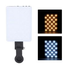 Clip Fill Light LED da tasca da 2000mAh con doppia luce a LED, luminosità regolabile