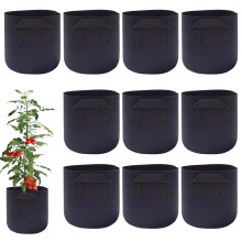 Plant Grow Bags with Handles, Breathable Fabric Potato Planting Bags for Vegetables Balcony Garden