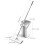 Flat Mop and Bucket Set with 360 Rotating Microfiber Head, Reusable Pads, Adjustable Long Handle 4