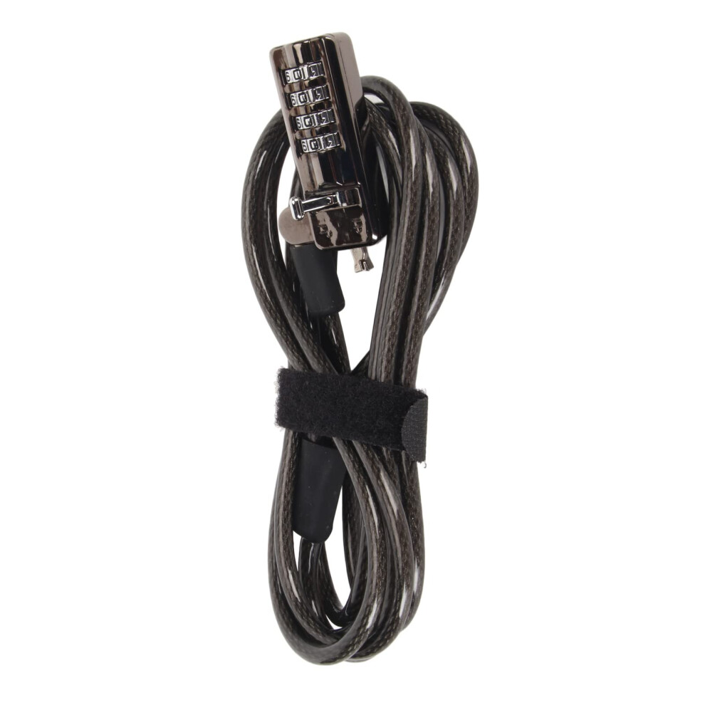 4Digit Encryption Cable Laptop Lock Portable Antitheft Computer Security Cable Slot Lock Holes For Travelers 9199774409407