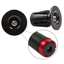 2 pcs Aluminum Alloy Bar End Plugs for Road & Mountain Bike, 16mm Internal