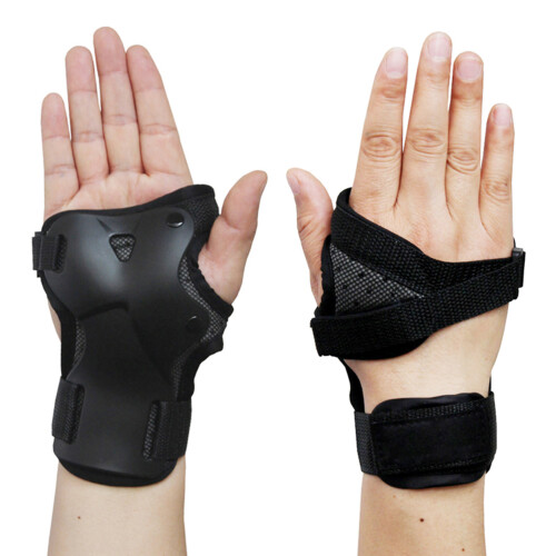 Protective Wrist Braces with ABS Shell for Skating & Skiing 1