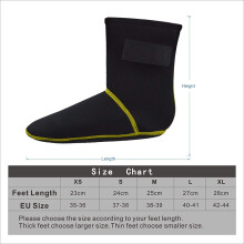 3mm Neopren-Tauchsocken – Rutschfest, Schnittfest, Warmhaltend & Stichschutz