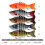 Swimbait multisegments à 7 segments multicolore, 10 cm, 15,5 g 5