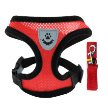 Adjustable Mesh Cat Walking Harness Chest Strap Set For Small Cats And Puppies Indoor Outdoor Use Lightweight Comfort