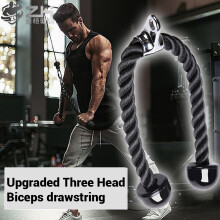 Heavy Duty Nylon Tricep Rope 68cm for Biceps and Bodybuilding