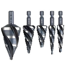 (5er-Pack) Royal Step Drill Divisions mit Rapid Steel Building